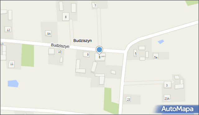 Budziszyn, Budziszyn, 6, mapa Budziszyn