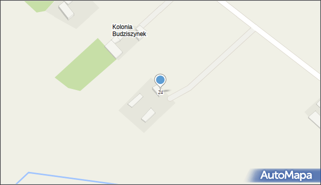 Budziszynek, Budziszynek, 24, mapa Budziszynek