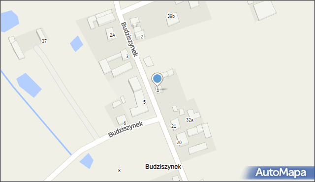 Budziszynek, Budziszynek, 4, mapa Budziszynek