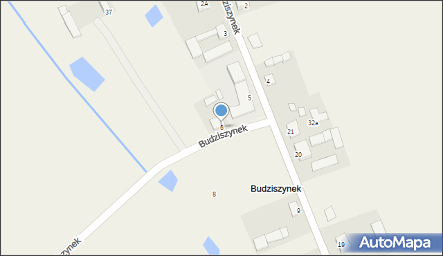 Budziszynek, Budziszynek, 6, mapa Budziszynek