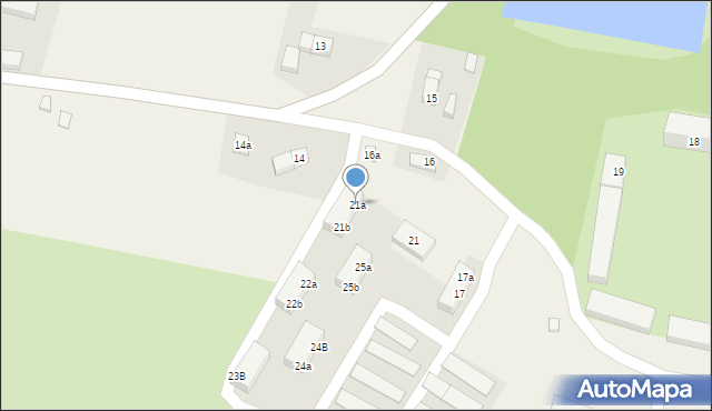 Budziwojów, Budziwojów, 21a, mapa Budziwojów