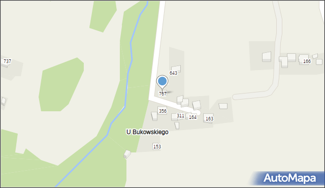 Budzów, Budzów, 767, mapa Budzów