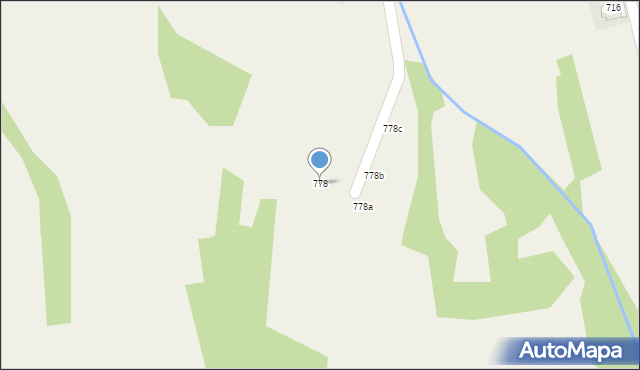 Budzów, Budzów, 778, mapa Budzów