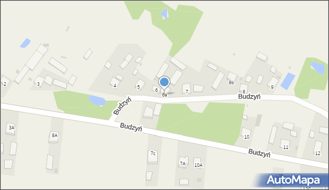 Budzyń, Budzyń, 6a, mapa Budzyń