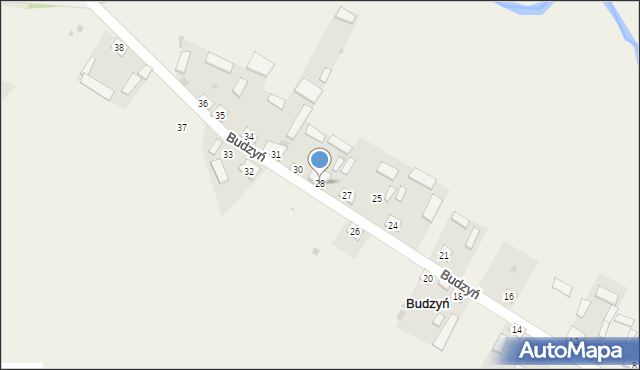 Budzyń, Budzyń, 28, mapa Budzyń