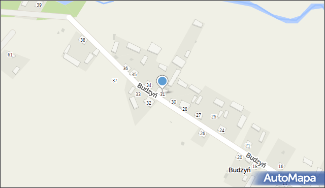 Budzyń, Budzyń, 31, mapa Budzyń