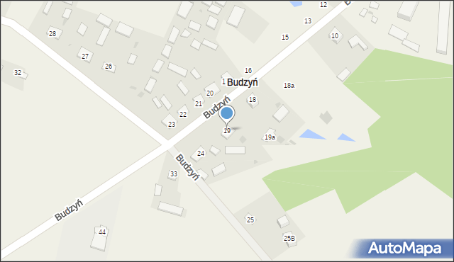 Budzyń, Budzyń, 19, mapa Budzyń