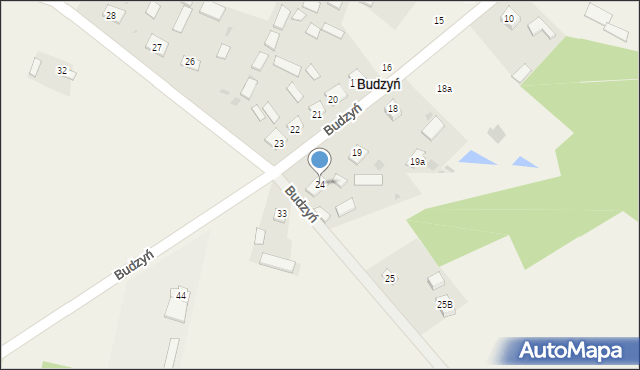 Budzyń, Budzyń, 24, mapa Budzyń