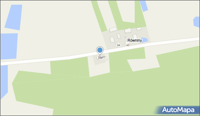 Budzyń, Budzyń, 34a, mapa Budzyń