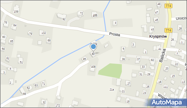 Budzyń, Budzyń, 82, mapa Budzyń