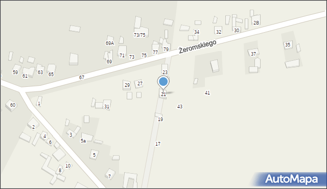 Budzyń, Budzyń, 21, mapa Budzyń