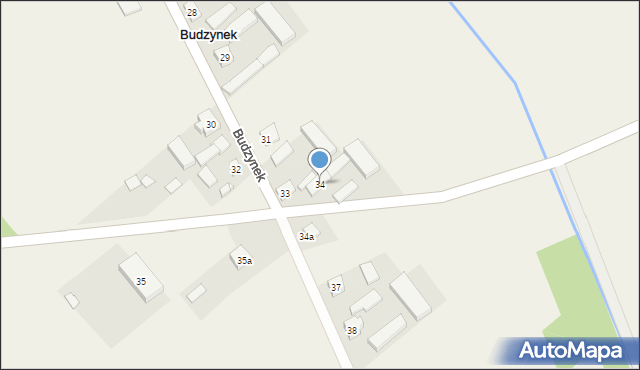 Budzynek, Budzynek, 34, mapa Budzynek
