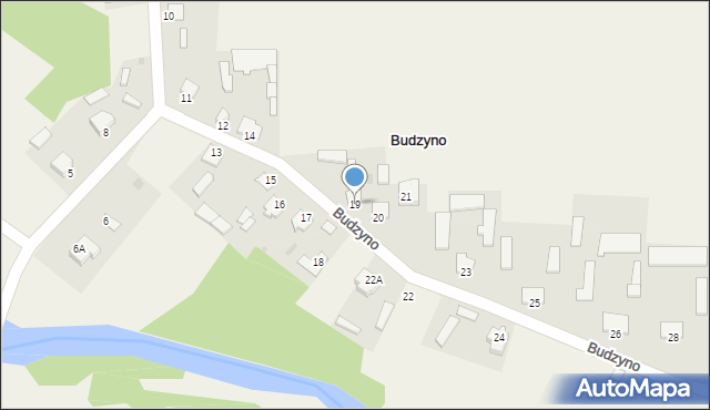 Budzyno, Budzyno, 19, mapa Budzyno