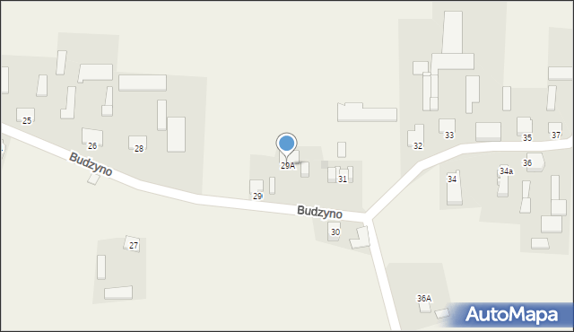 Budzyno, Budzyno, 29A, mapa Budzyno