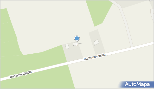 Budzyno-Lipniki, Budzyno-Lipniki, 7, mapa Budzyno-Lipniki