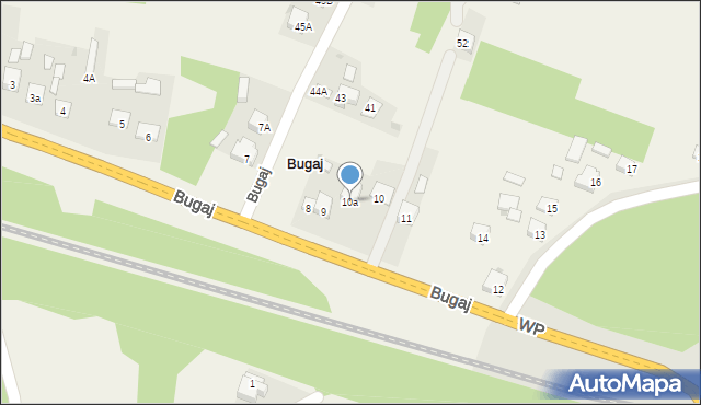 Bugaj, Bugaj, 10a, mapa Bugaj