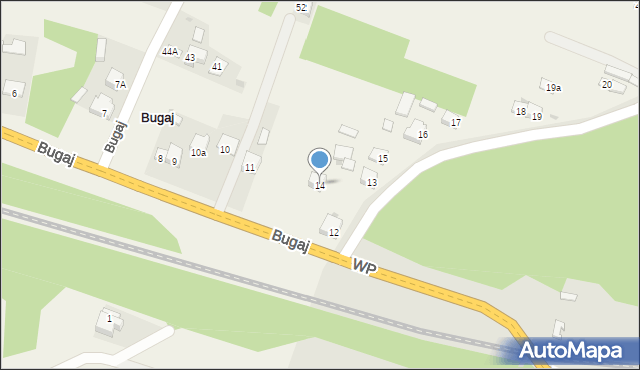 Bugaj, Bugaj, 14, mapa Bugaj