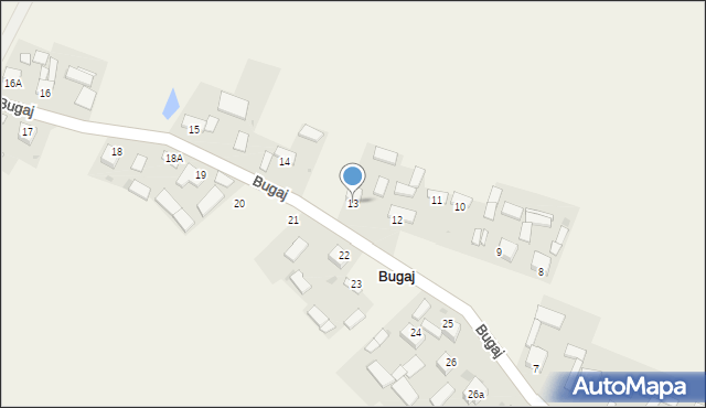 Bugaj, Bugaj, 13, mapa Bugaj