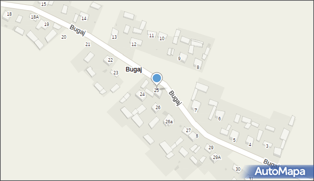 Bugaj, Bugaj, 25, mapa Bugaj