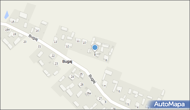 Bugaj, Bugaj, 9, mapa Bugaj