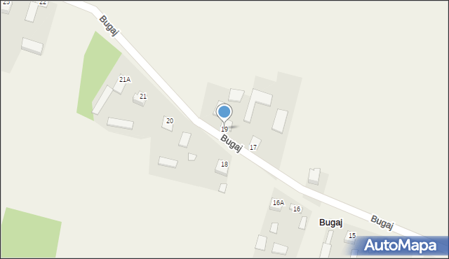 Bugaj, Bugaj, 19, mapa Bugaj