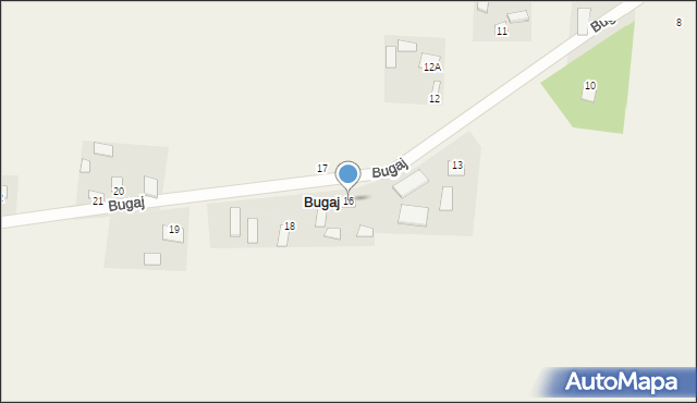 Bugaj, Bugaj, 16, mapa Bugaj