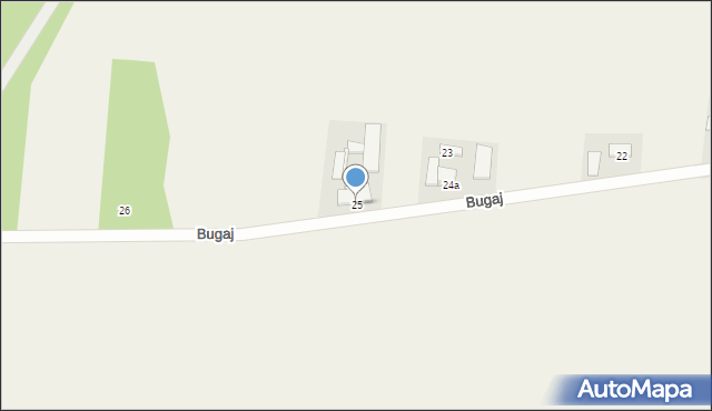 Bugaj, Bugaj, 25, mapa Bugaj