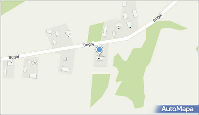 Bugaj, Bugaj, 2A, mapa Bugaj