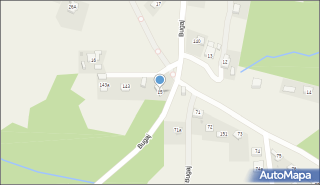 Bugaj, Bugaj, 15, mapa Bugaj