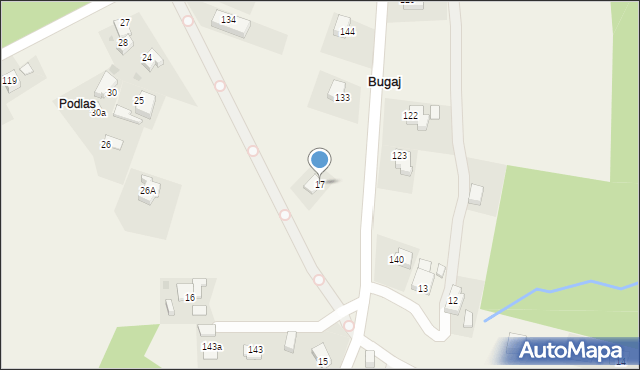 Bugaj, Bugaj, 17, mapa Bugaj