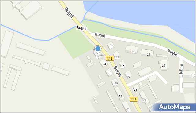 Bugaj, Bugaj, 14, mapa Bugaj