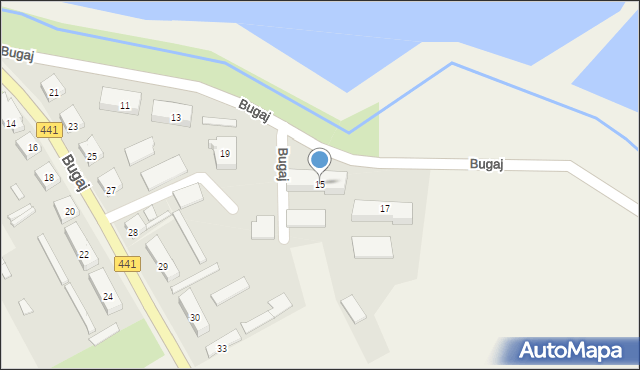 Bugaj, Bugaj, 15, mapa Bugaj