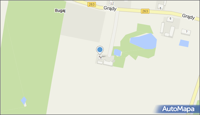 Bugaj, Bugaj, 7a, mapa Bugaj