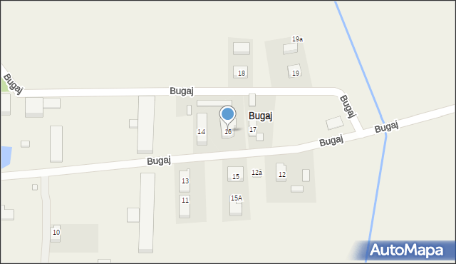 Bugaj, Bugaj, 16, mapa Bugaj