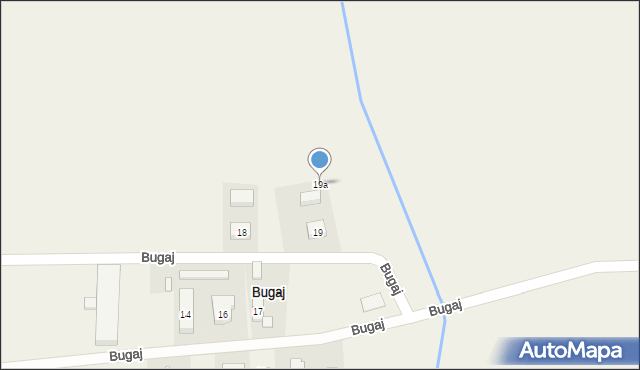 Bugaj, Bugaj, 19a, mapa Bugaj