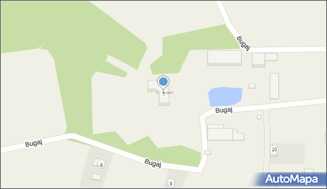 Bugaj, Bugaj, 7, mapa Bugaj