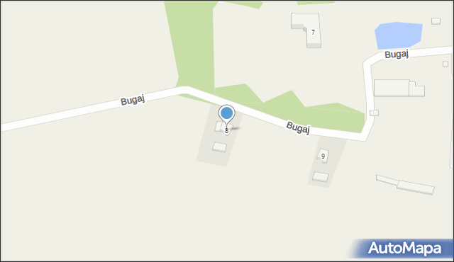 Bugaj, Bugaj, 8, mapa Bugaj