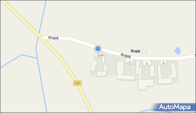 Bugaj, Bugaj, 3, mapa Bugaj