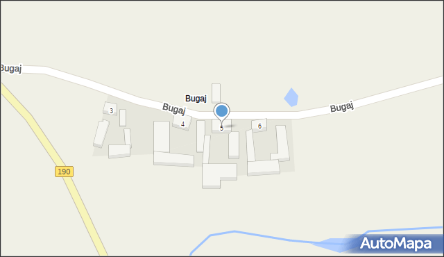 Bugaj, Bugaj, 5, mapa Bugaj