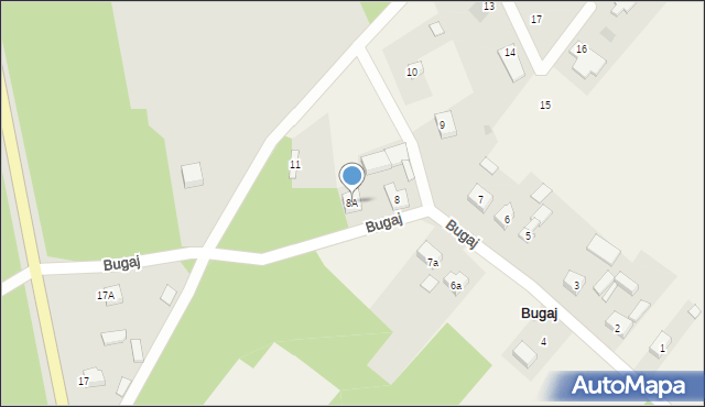 Bugaj, Bugaj, 8A, mapa Bugaj