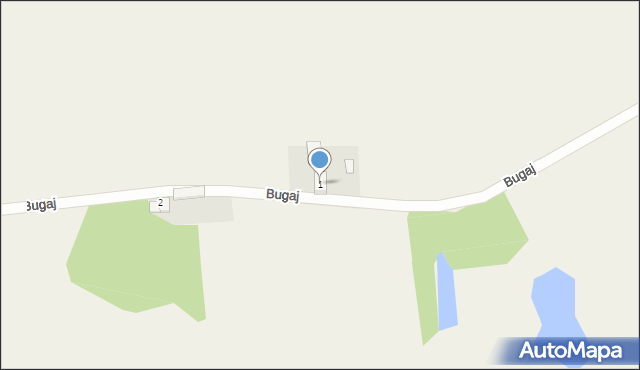 Bugaj, Bugaj, 1, mapa Bugaj