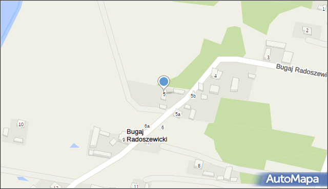 Bugaj Radoszewicki, Bugaj Radoszewicki, 5, mapa Bugaj Radoszewicki