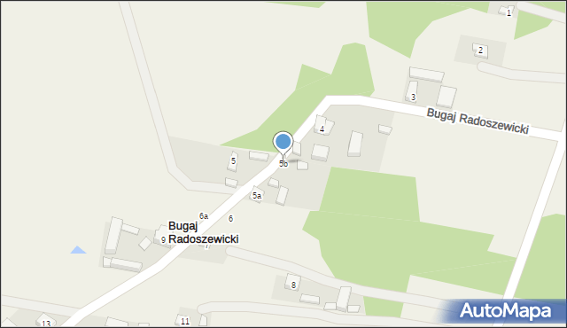 Bugaj Radoszewicki, Bugaj Radoszewicki, 5b, mapa Bugaj Radoszewicki