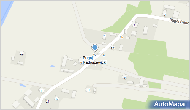 Bugaj Radoszewicki, Bugaj Radoszewicki, 6a, mapa Bugaj Radoszewicki