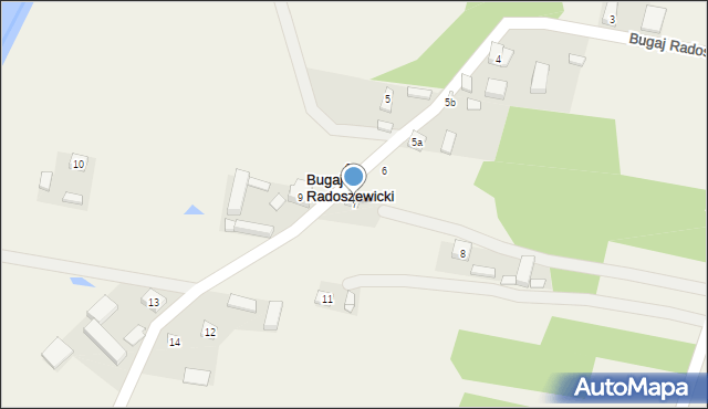 Bugaj Radoszewicki, Bugaj Radoszewicki, 7, mapa Bugaj Radoszewicki