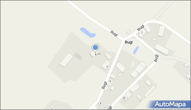 Bugi, Bugi, 5, mapa Bugi