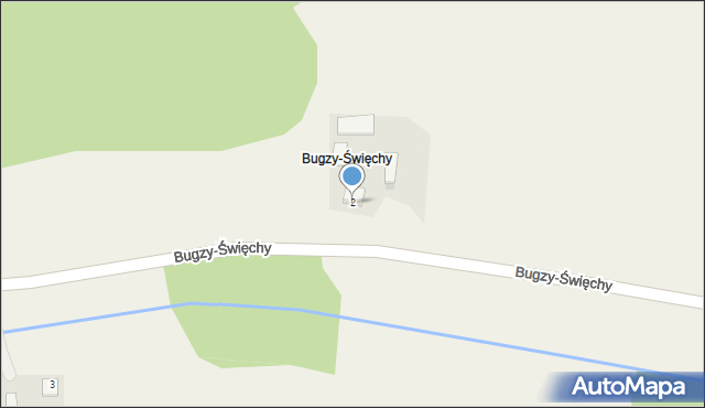 Bugzy Płoskie, Bugzy-Święchy, 2, mapa Bugzy Płoskie