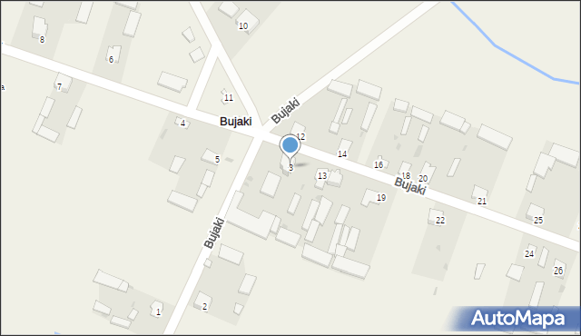 Bujaki, Bujaki, 3, mapa Bujaki