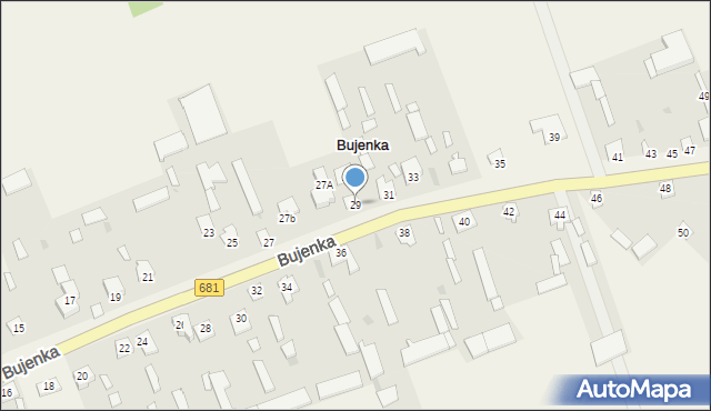 Bujenka, Bujenka, 29, mapa Bujenka