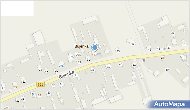 Bujenka, Bujenka, 33, mapa Bujenka